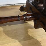 Desk Table with Shutters in Solid Rosewood, Restoration Period – Early 19th Century