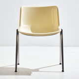 Modus SM 203 stackable plastic chair by Osvaldo Borsani for Tecno