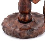 Bougeoir en bois, années 70