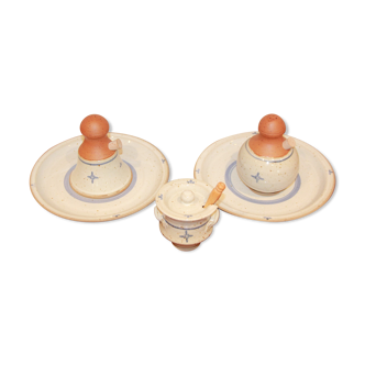 Savoyard earthenware spice set