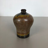 Set of 3 ceramic studio pottery vase by Elmar and Elke Kubicek, Germany, 1970