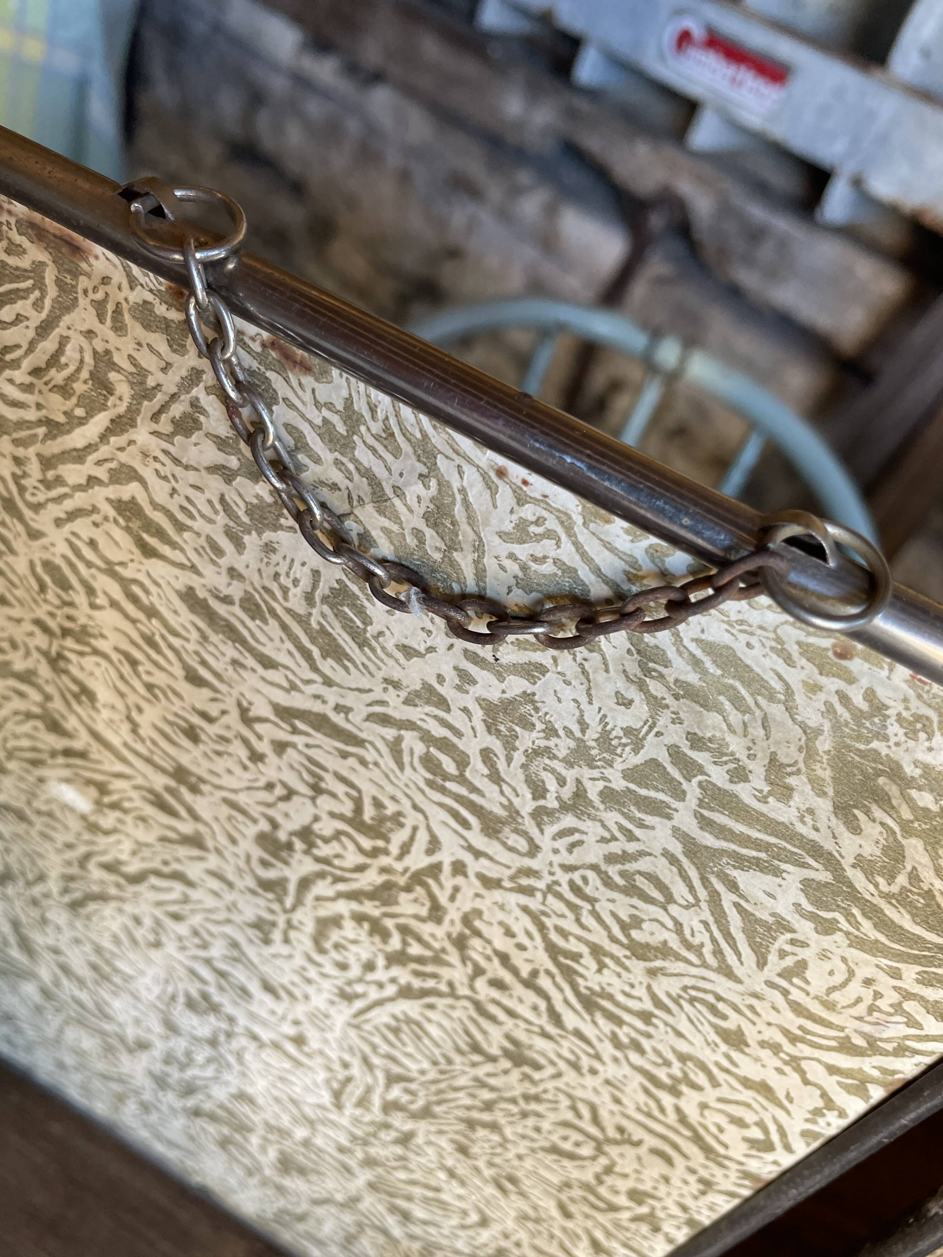 Mirror barber triptych 68x27cm