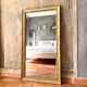 Antique Napoleon III gilded mirror from the 19th century.