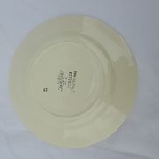 Assiette plate en faïence de Sarreguemines modèle Armelle diam 23 cm