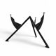 Philippe Starck / 1984 for François Mitterrand's private office / President M / black dining table frame / Baleri