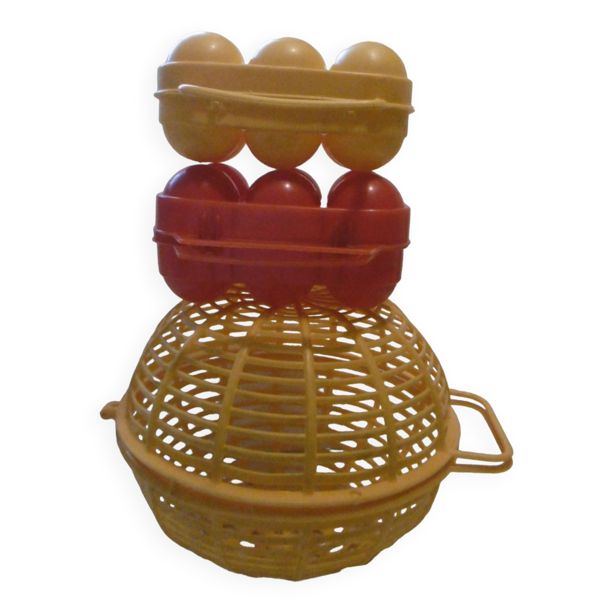 Salad basket and egg cartons