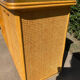 Buffet vintage en bois et cannage années 70