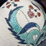 Art Deco ceramic vase Floral decor flowers