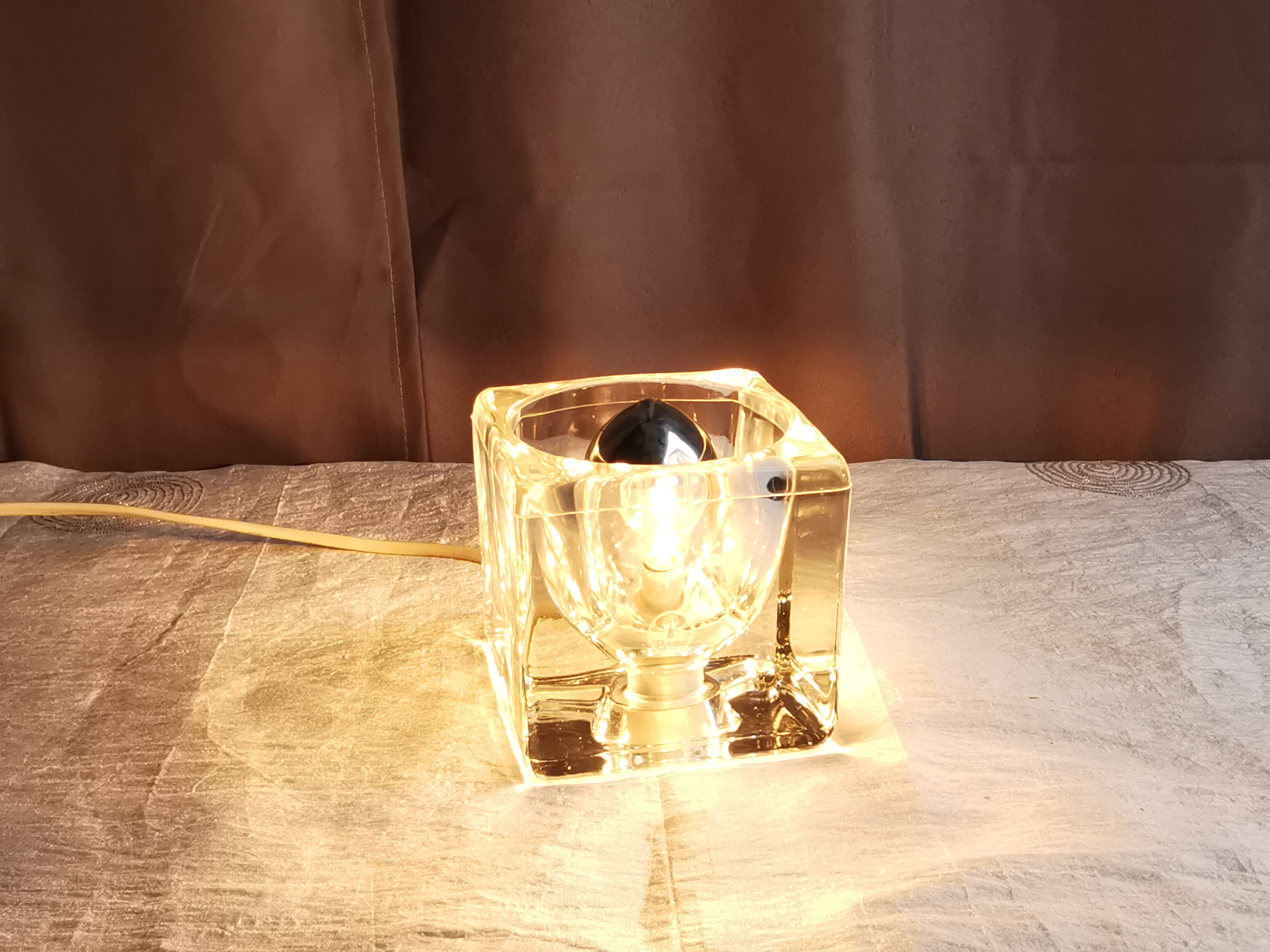 Putzler's vintage "ice cube" lamp