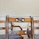Pair of Armchairs and Pair of Chairs in Mahogany, 20th Century