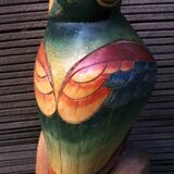 wooden parrot