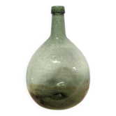 Oval green demijohn