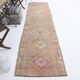 3x12 Blush Pink Vintage Runner Rug, 92x355Cm