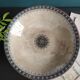 French vintage cake plate or cake stand for desserts or fruit, Sarreguemines, mod. Myosotis