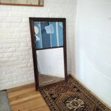 Overmantel mirror abstract decor