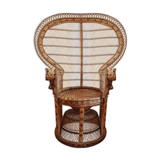 Rattan emmanuelle armchair