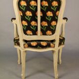 Pair of Cabriolet armchairs in Louis XV style