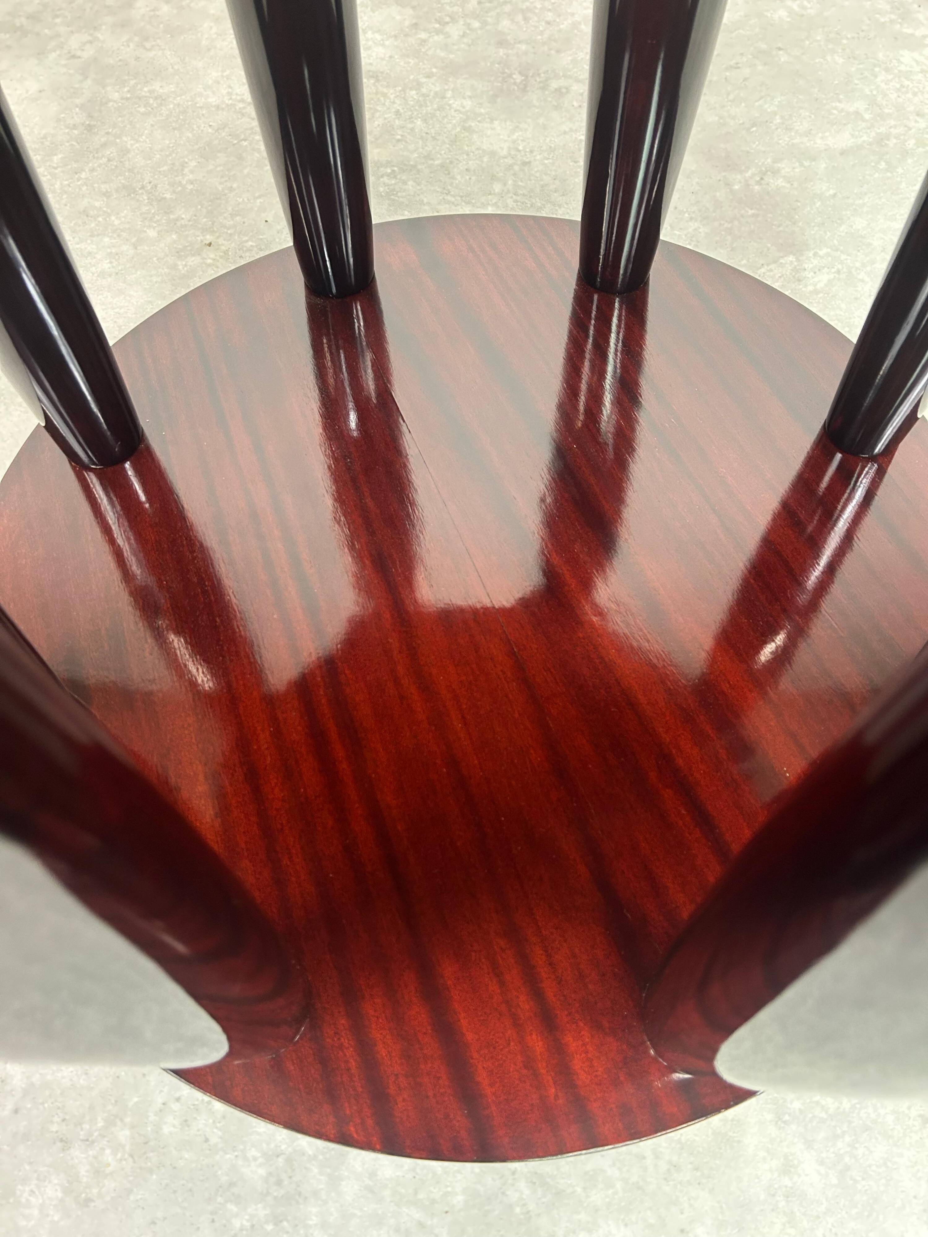 Very rare Secessionist coffee table by Haberfeld designed by Adolf Loos for F.O. Schmidt.