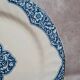 Antique plate Gien 19th century – Grand Dépôt E. Bourgeois Paris – Ironstone