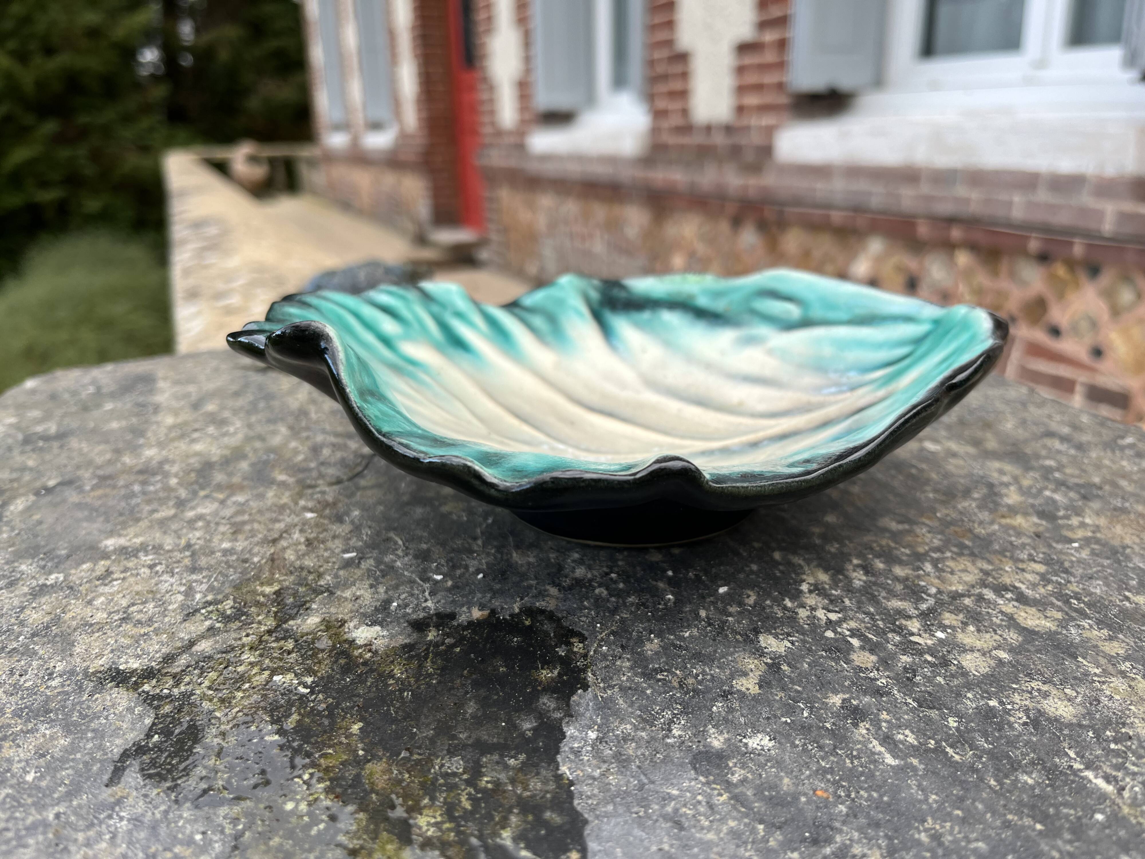 Turquoise pearl cup by Pol Chambost (1906-1983)