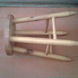 Pine wood stool