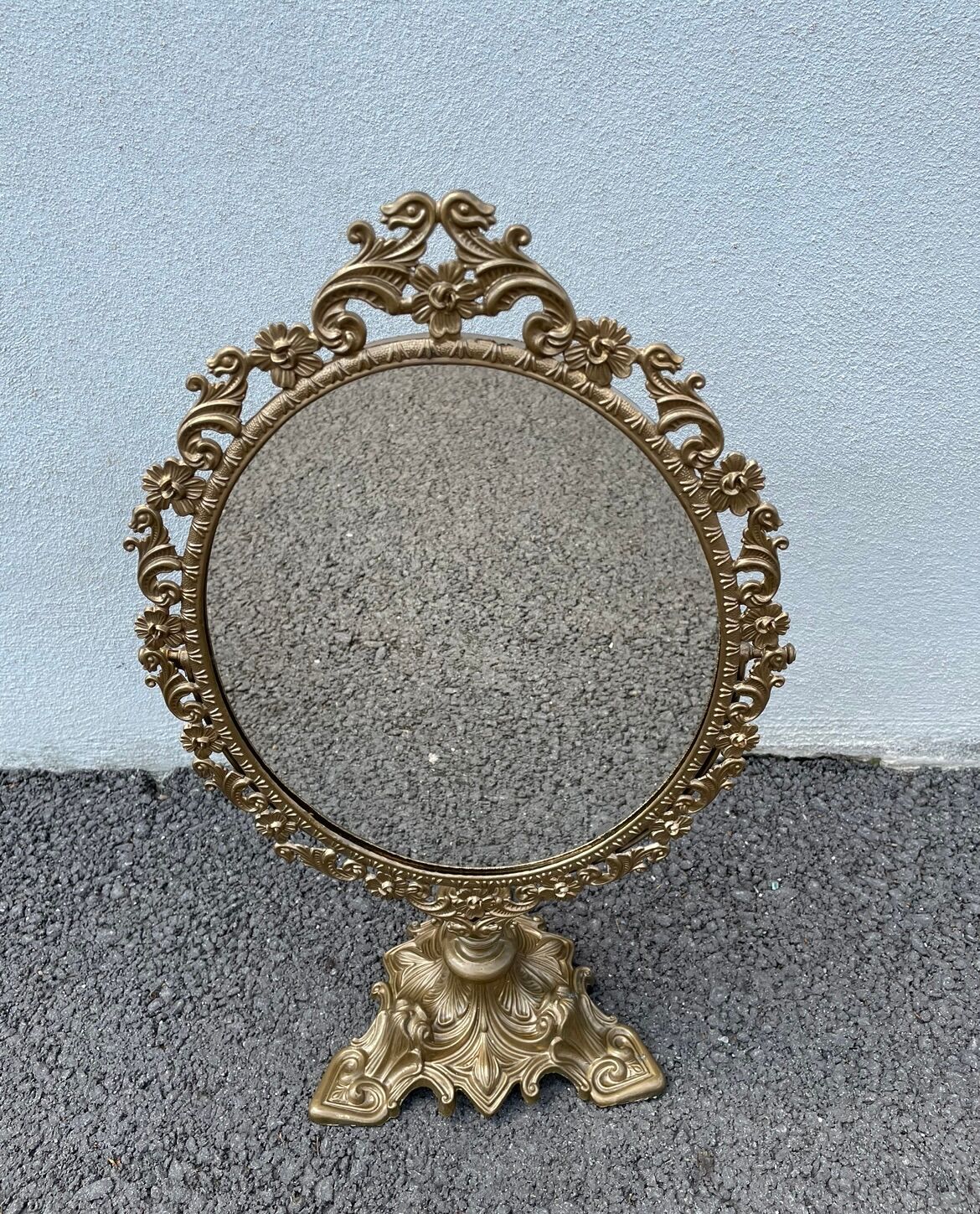 Golden mirror 21x50cm