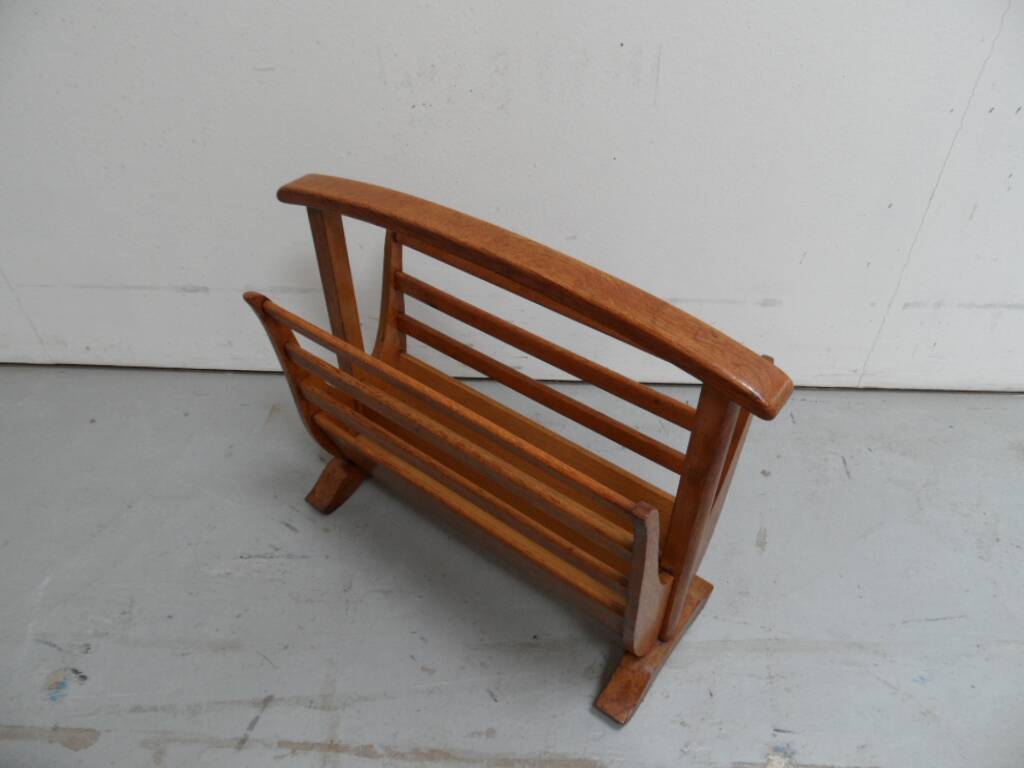 Vintage magazine rack 1950's