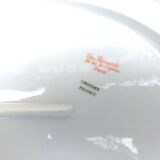 Oval porcelain dishes