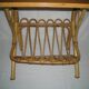 Rattan side table from the 1950s