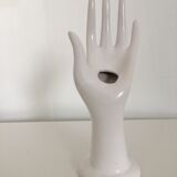 Hand ringed white ceramic 70