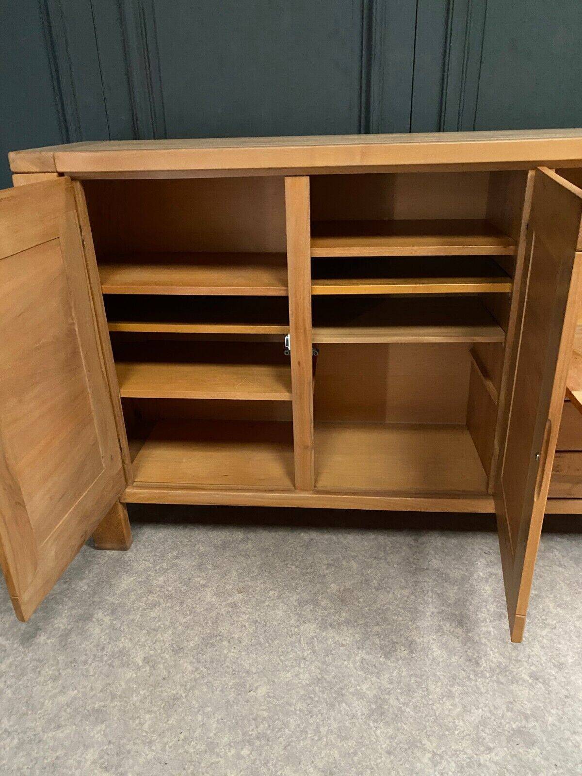 Elm sideboard Maison Regain circa 1970