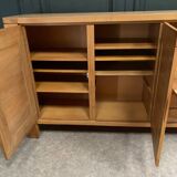 Elm sideboard Maison Regain circa 1970