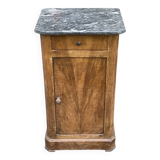 Nightstand - bedside table with marble top