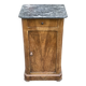 Nightstand - bedside table with marble top