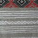 Geometric woven rug with fringes – Ethnic style – Hallway & interior