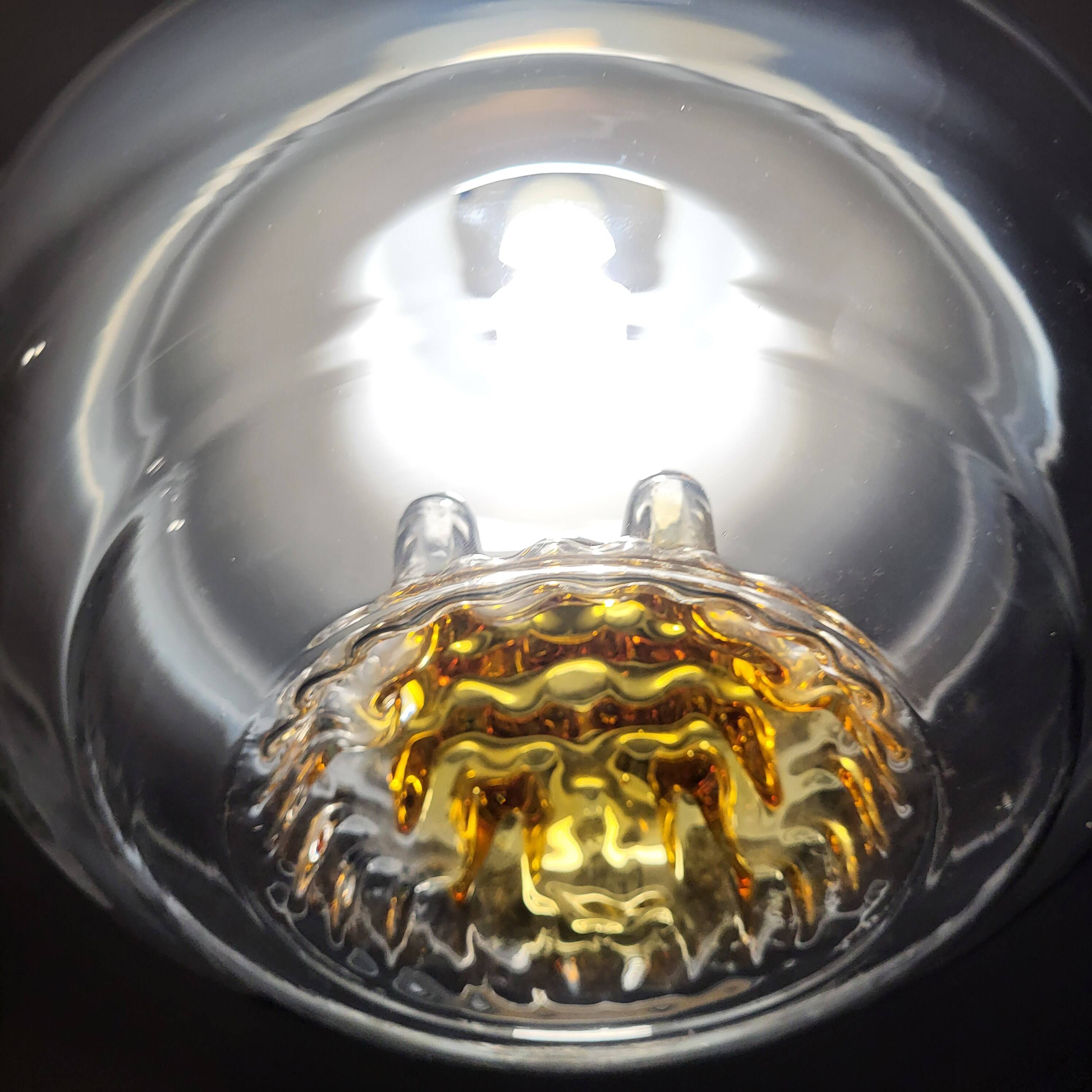 Murano glass mushroom pendant light by Mazzega Italy 1960.70