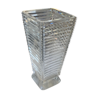 Crystal vase from the Art Deco period