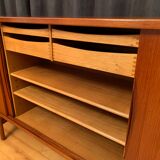 Enfilade par Henning Kjaernulf pour Bruno Hansen Danemark années 1960