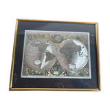 Carte du monde Hondius Hendrik