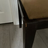 2 chaises Catherine Memmi bois Wengé