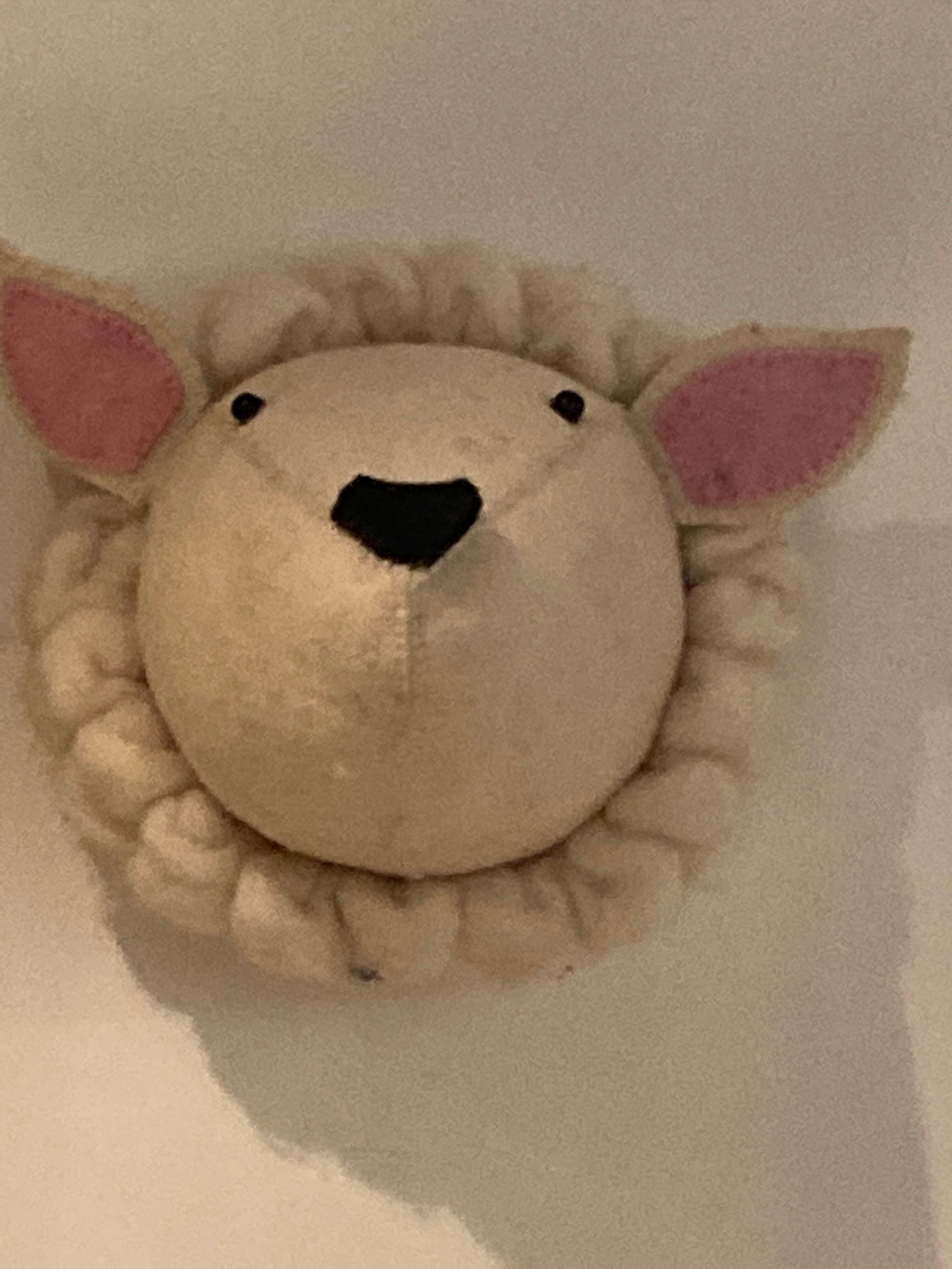 Sheep Plush Trophy-Large Format-Fiona Walker