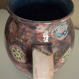 Vase pichet coq, céramique émaillée signée Jeanne Azambourg, Le Clos De Joye, années 60