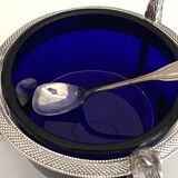 Salières en argent massif (950°/°°°) poinçon 1er coq, époque Empire Consulat