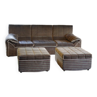 "Baïa" modular sofa by Antonio Cittero and Paolo e Nava - 1970 - 3 seats