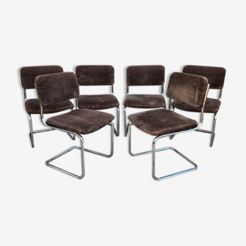 Set of 6 chairs 70s Airborne edition