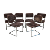 Set of 6 chairs 70s Airborne edition