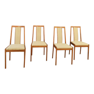 Four mid century chairs vintage