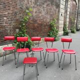 Lot of vintage Tub menager chairs around 1960
