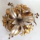 Gold metal wall lamp