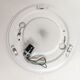 Ceiling lamp or wall lamp Holophane white opaline glass 1970 diameter 30cm